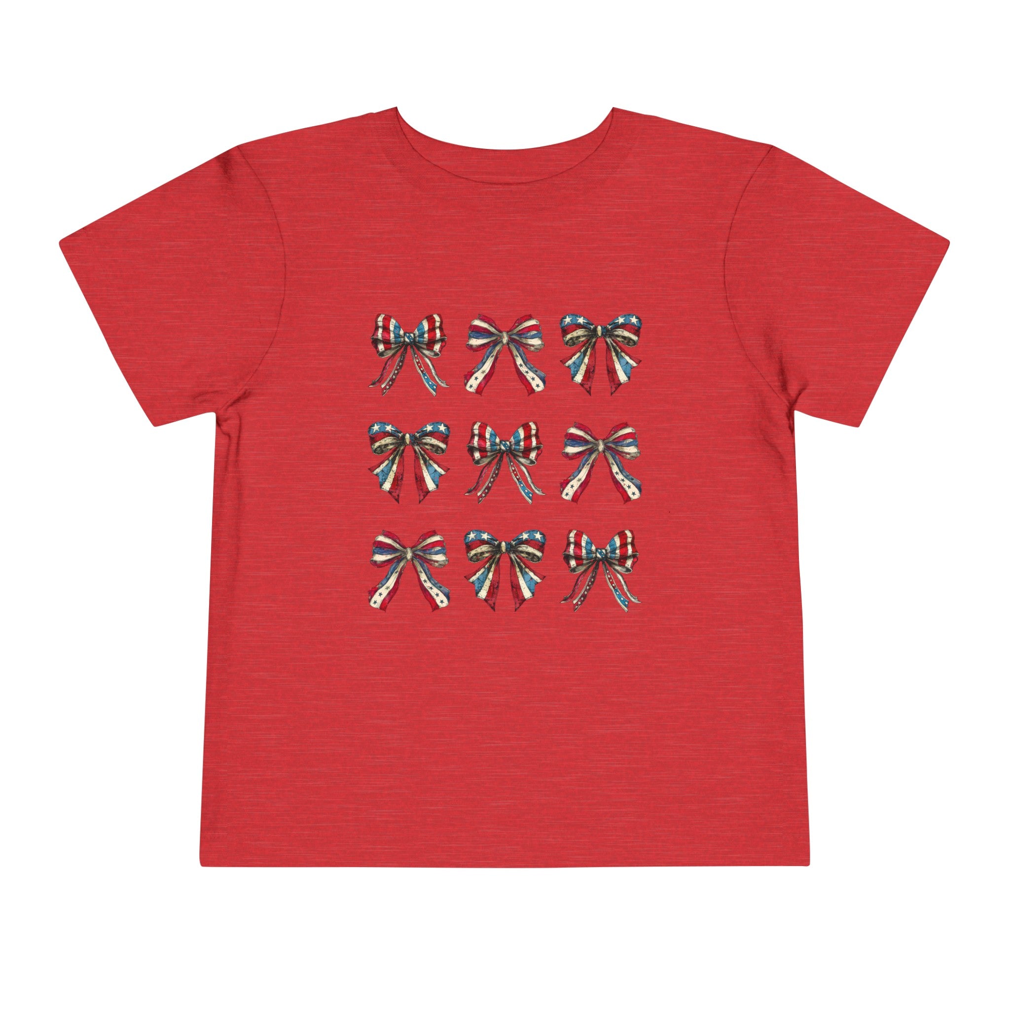 July 4th Bows Toddler Tee