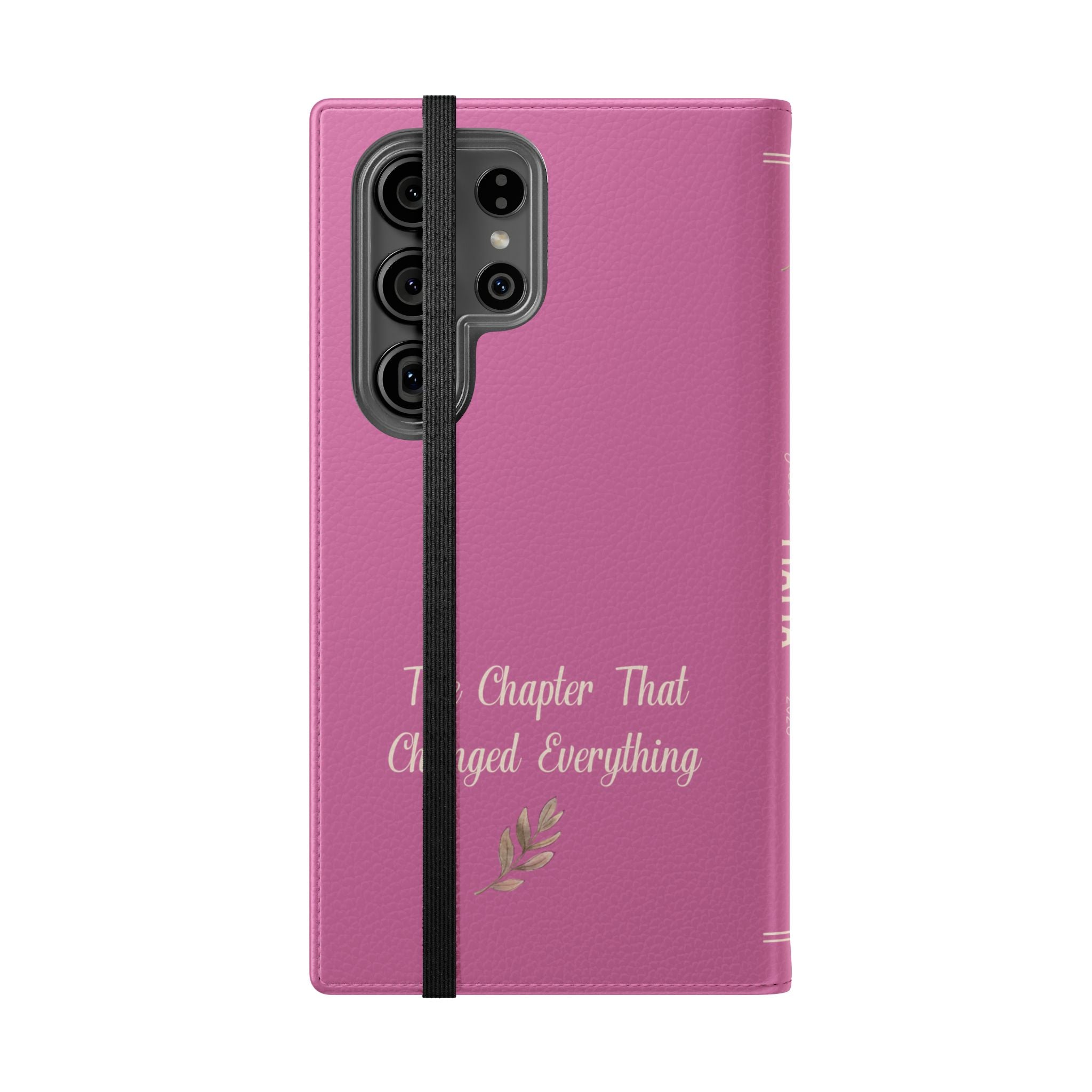 Custom "First Chapter" Book Phone Case for New Moms