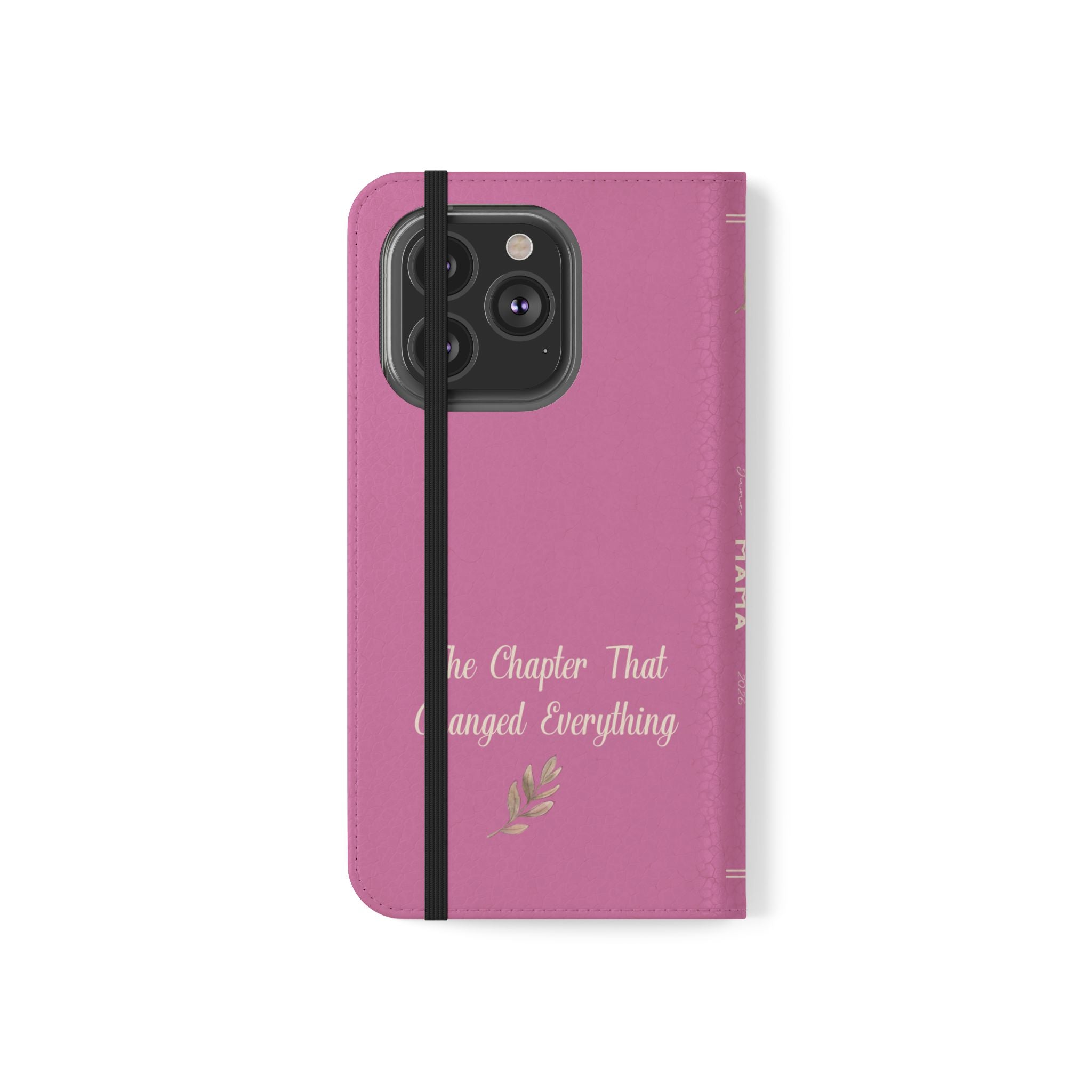 Custom "First Chapter" Book Phone Case for New Moms