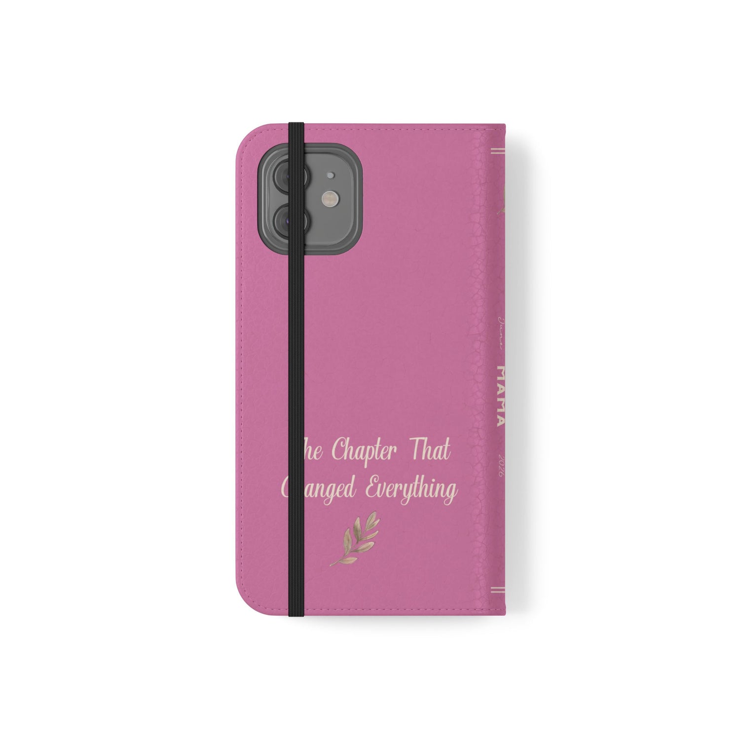 Custom "First Chapter" Book Phone Case for New Moms
