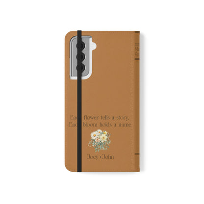 Custom "Mamas Garden" Birth Flower Book Phone Case