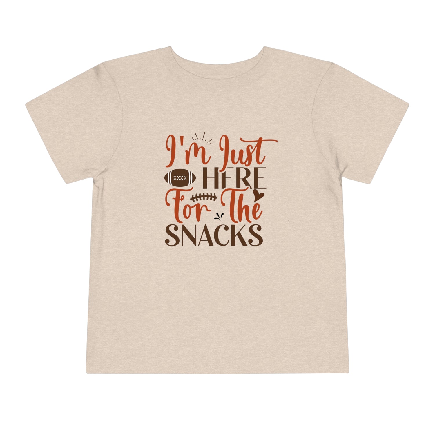 Football Season Toddler Tee, &quot;Just Here for the Snacks&quot; Tee - Gathering Littles