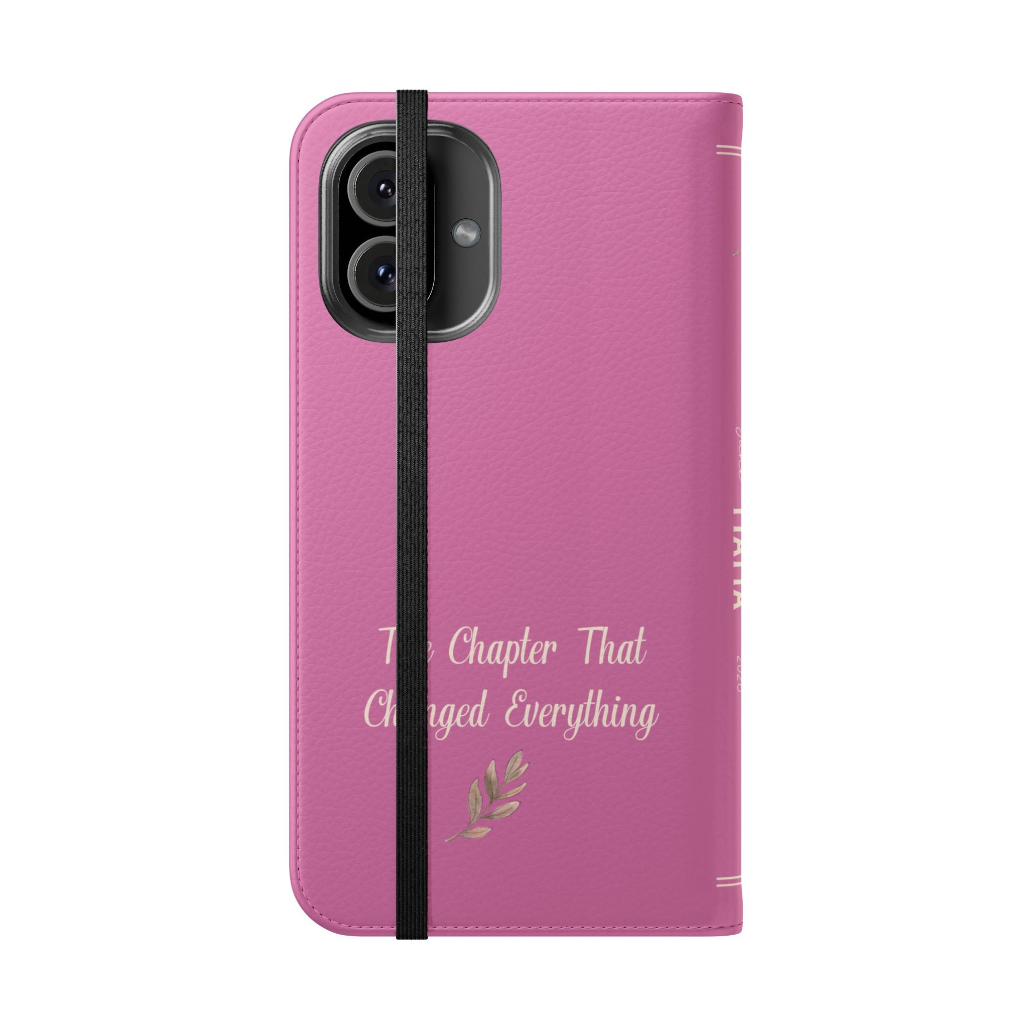 Custom "First Chapter" Book Phone Case for New Moms