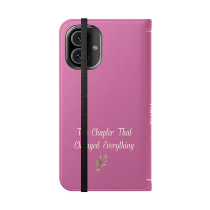 Custom "First Chapter" Book Phone Case for New Moms