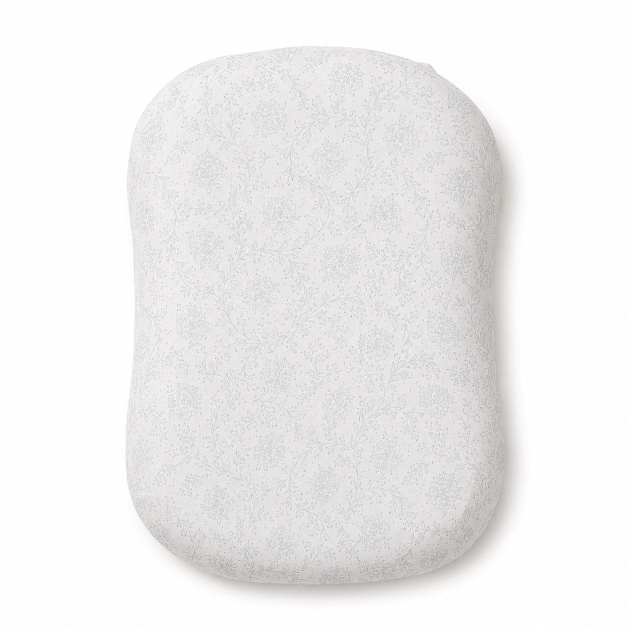 Sage Green Chinoiserie Ruffle Baby Lounger Cover