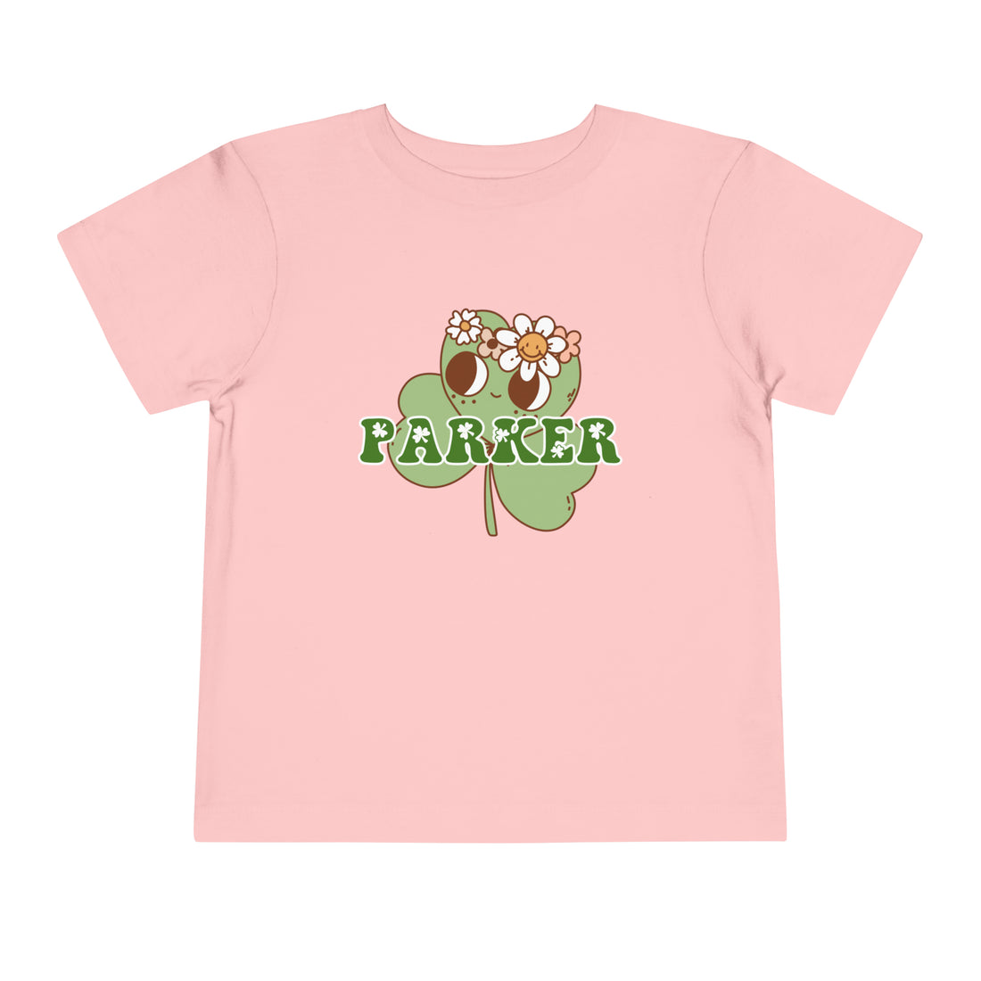 Girls Shamrock Name Shirt - Gathering Littles