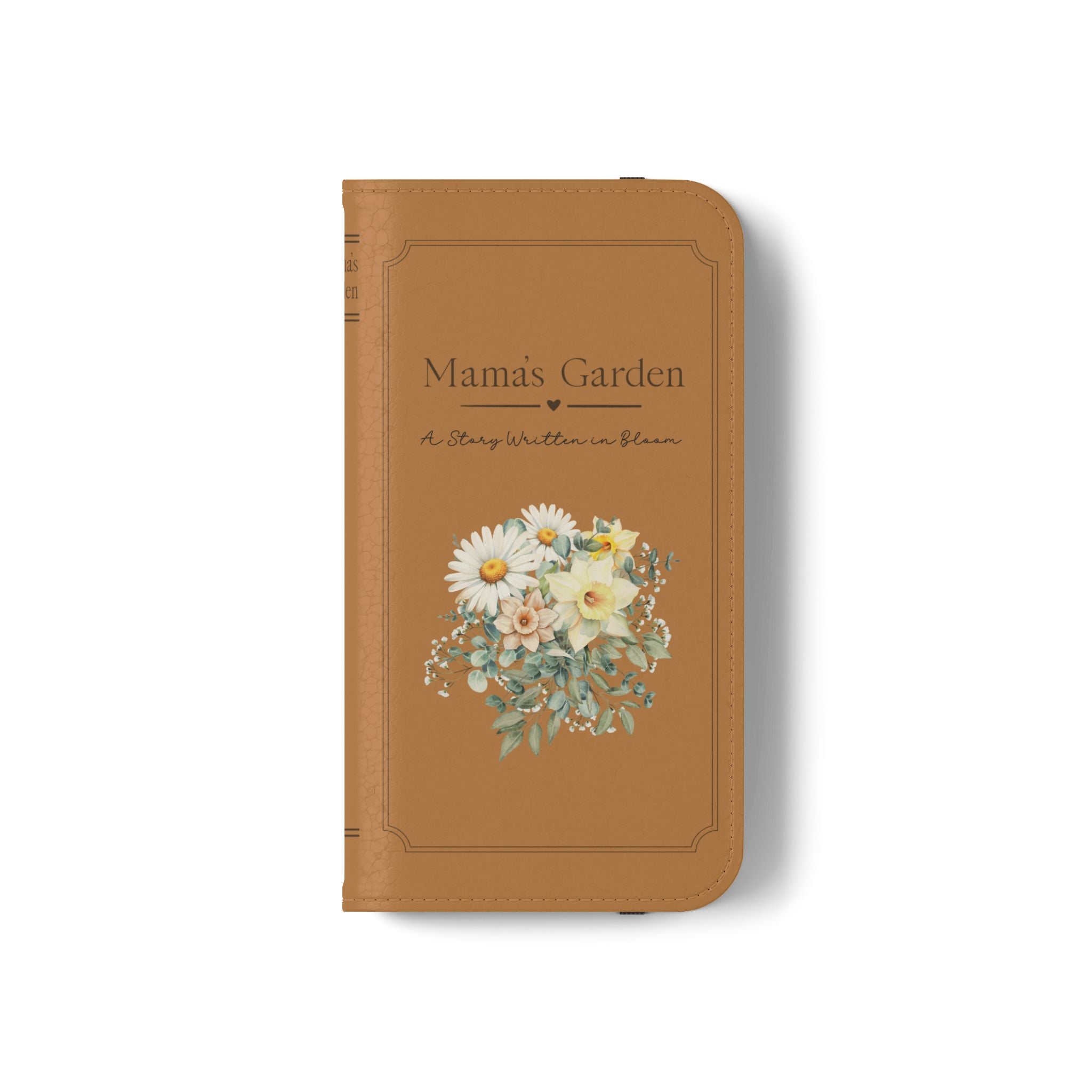 Custom "Mamas Garden" Birth Flower Book Phone Case