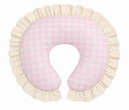 Ivory Eyelet Ruffle Original Nursing Pillow Cover