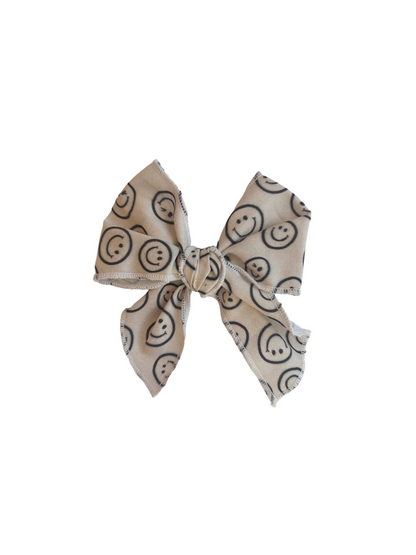 Sailor Bow Baby Girl Nylon Headband Bow Clips