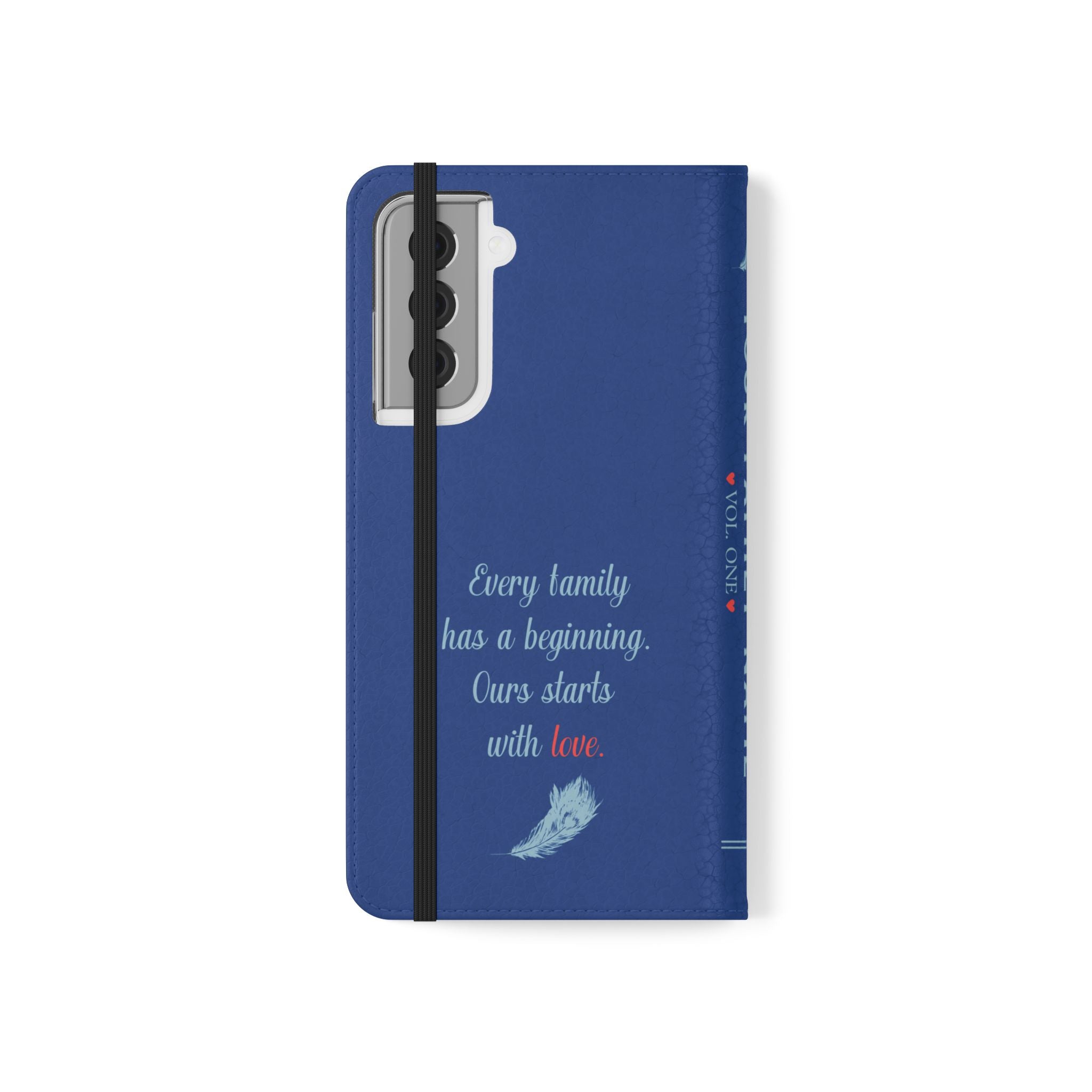 Custom "Our Family Story" Book Phone Case