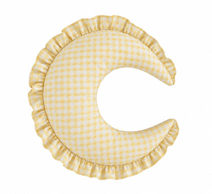Gingham Feeding Old Support Ruffle Nursing Pillow Cover