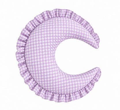 Gingham Feeding Old Support Ruffle Nursing Pillow Cover