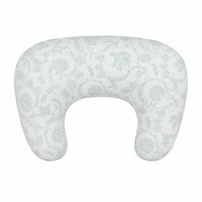 Sage Green Chinoiserie Ruffle Nursing Pillow Cover