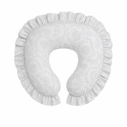 Sage Green Chinoiserie Ruffle Nursing Pillow Cover