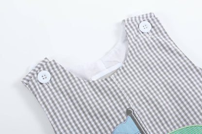 Baby and Toddler Golf Gingham Overalls