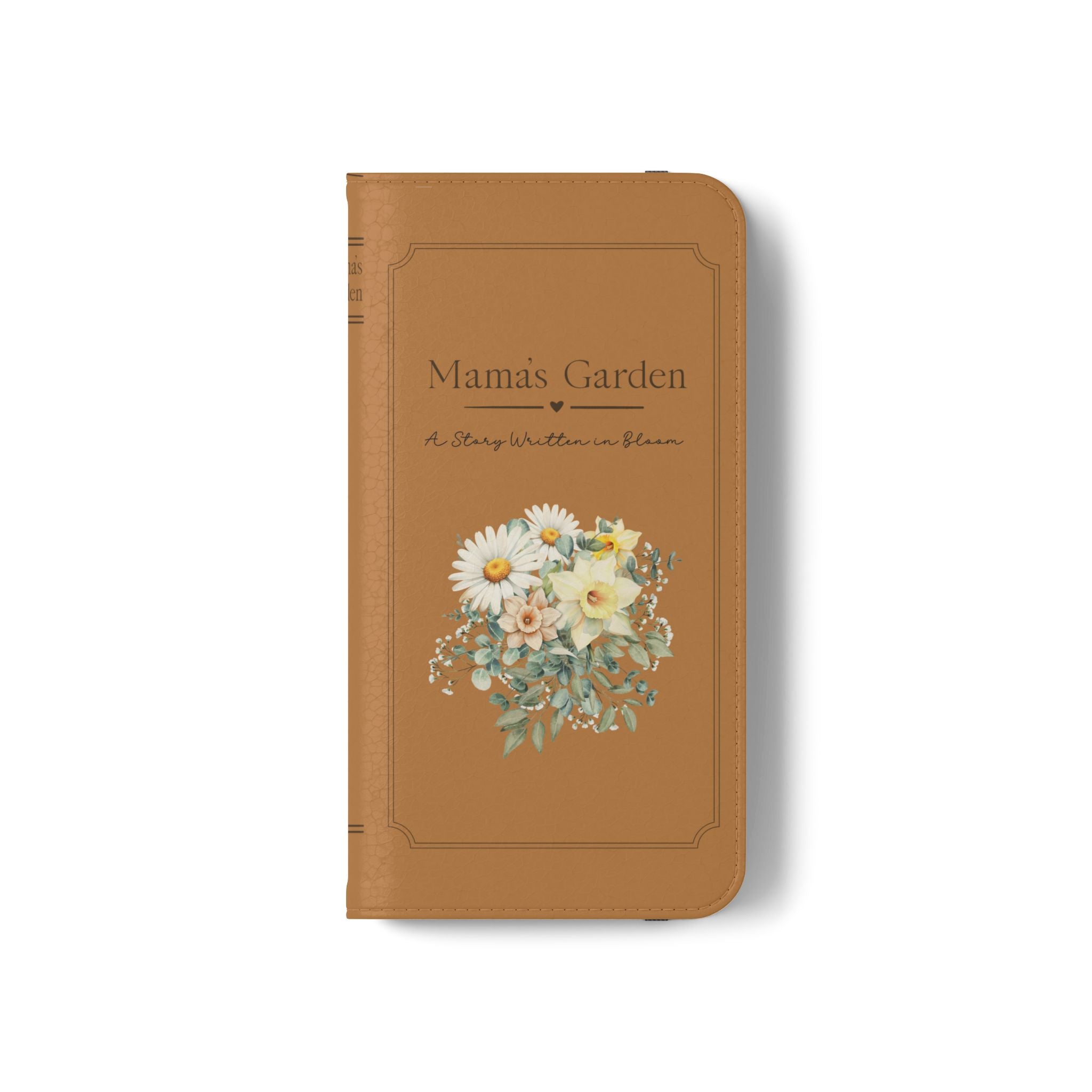 Custom "Mamas Garden" Birth Flower Book Phone Case