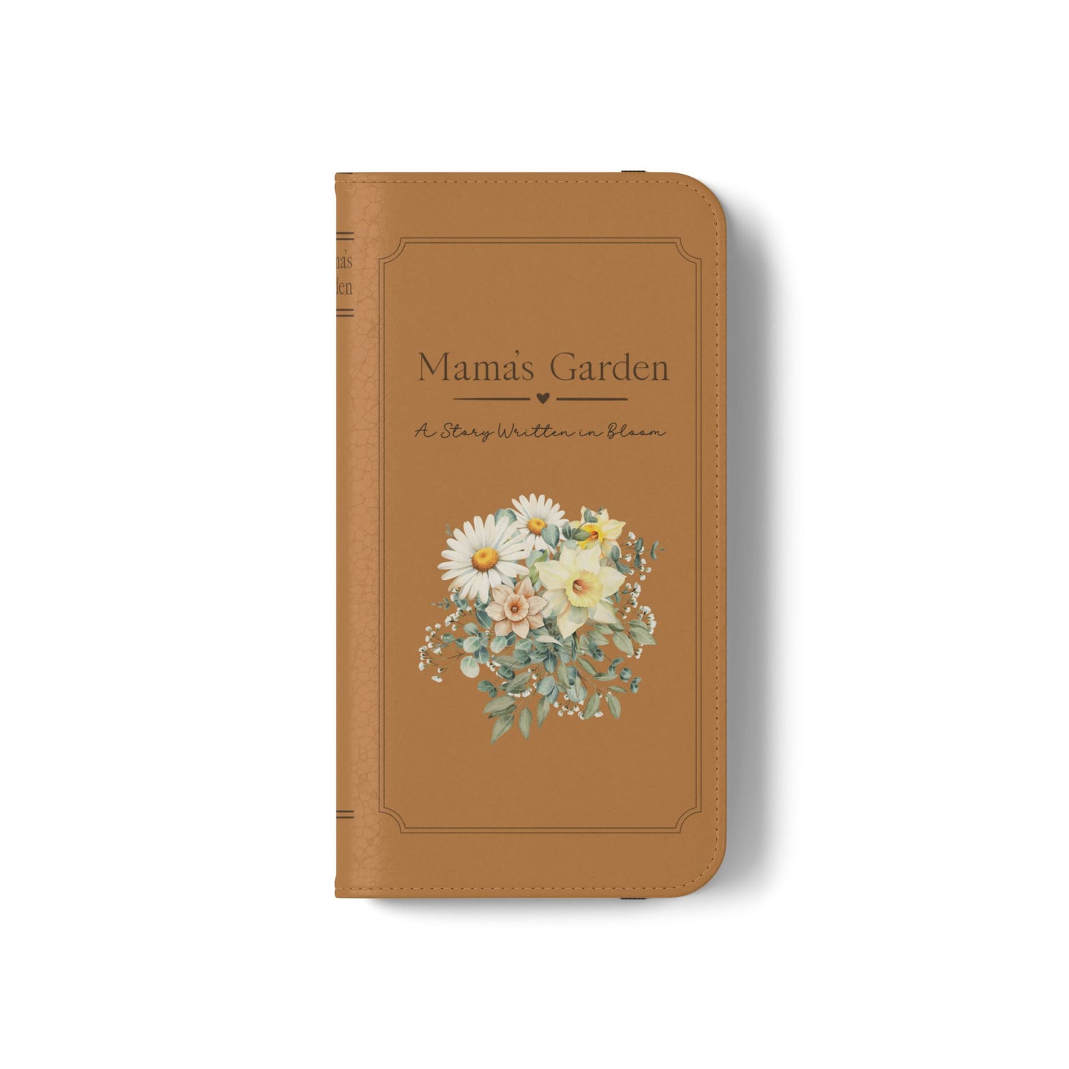 Custom "Mamas Garden" Birth Flower Book Phone Case