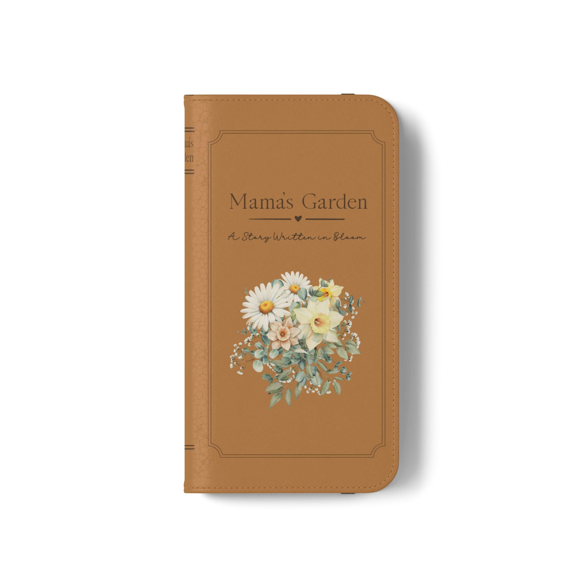 Custom "Mamas Garden" Birth Flower Book Phone Case