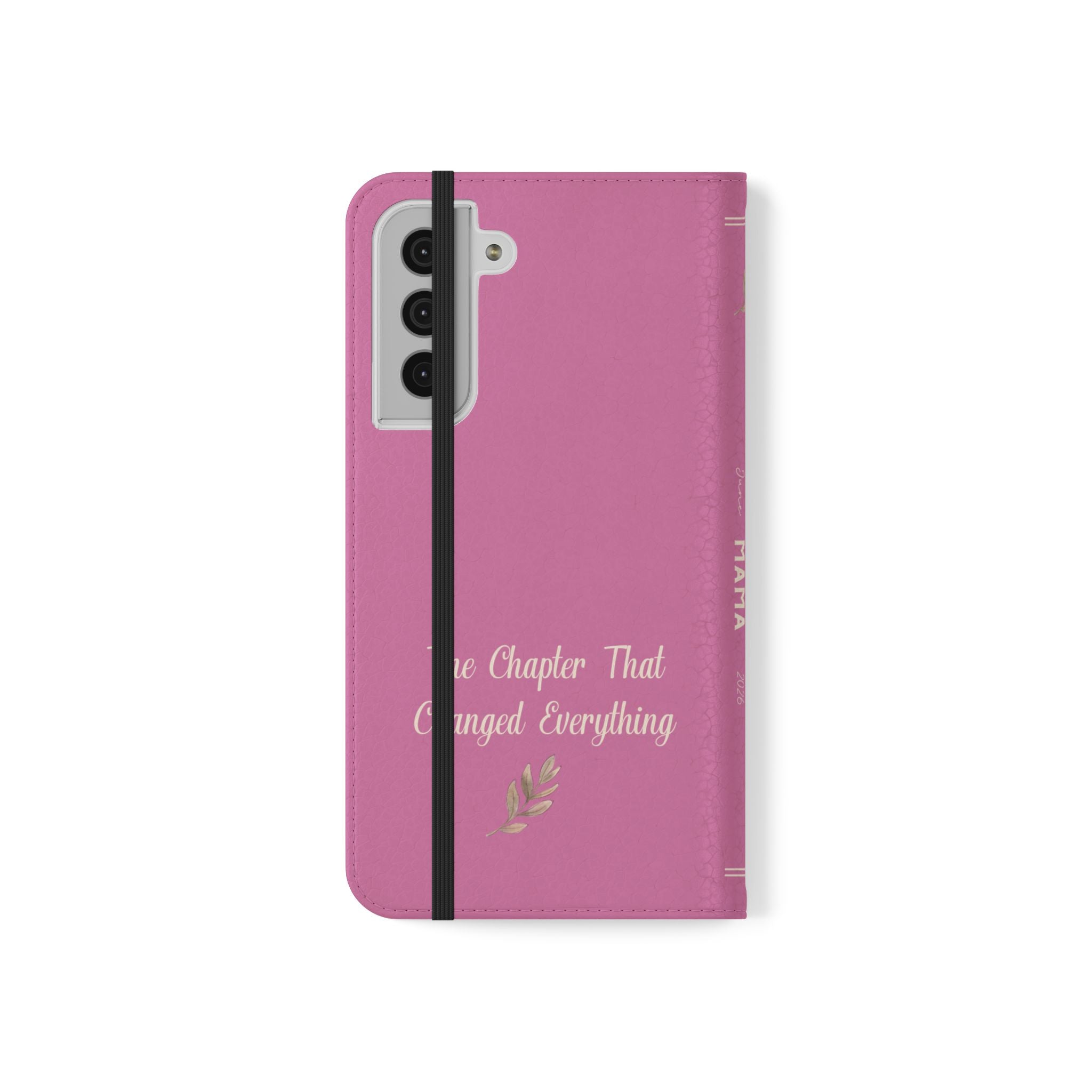 Custom "First Chapter" Book Phone Case for New Moms