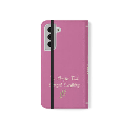 Custom "First Chapter" Book Phone Case for New Moms