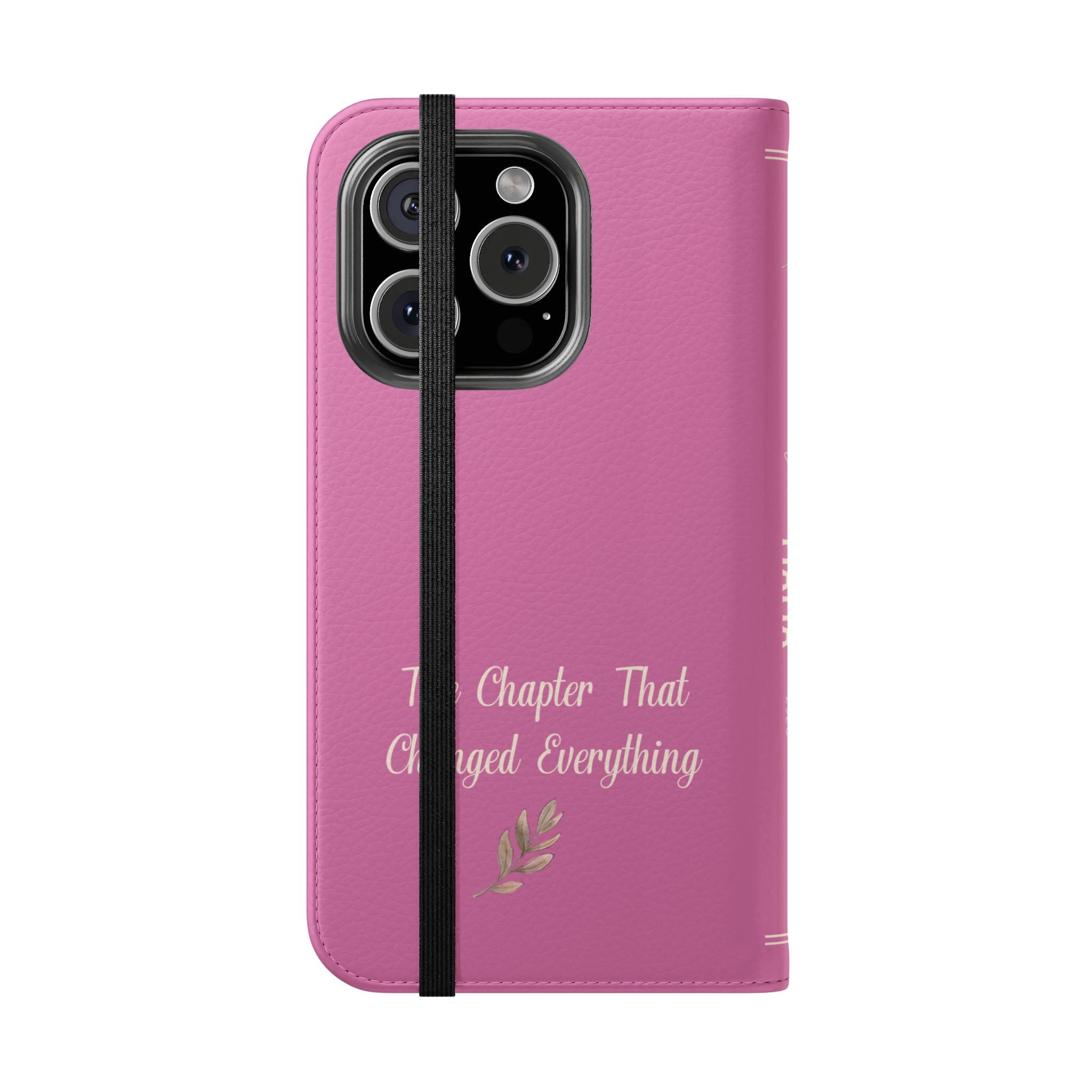 Custom "First Chapter" Book Phone Case for New Moms