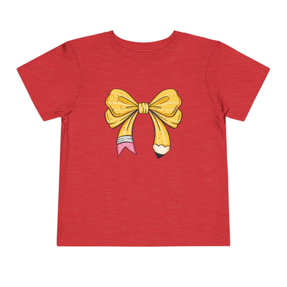 Toddler Pencil Bow Shirt