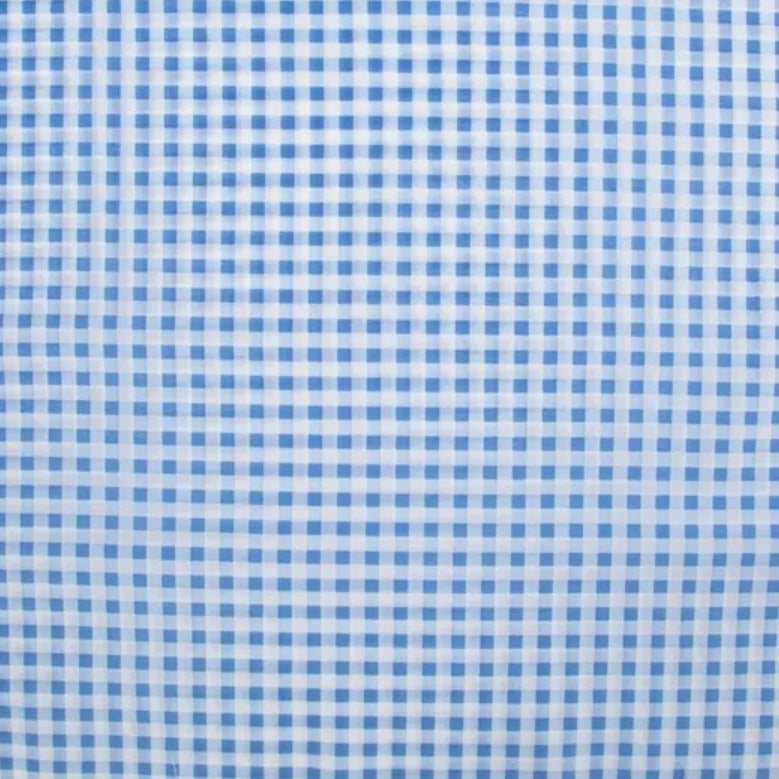 Blue Gingham Travel Cradle Arm Pillow