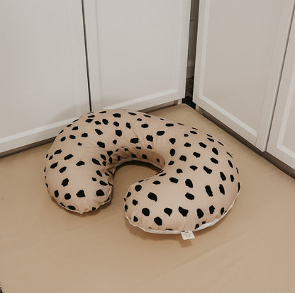Beige Black Marks Sahara Nursing Pillow Cover