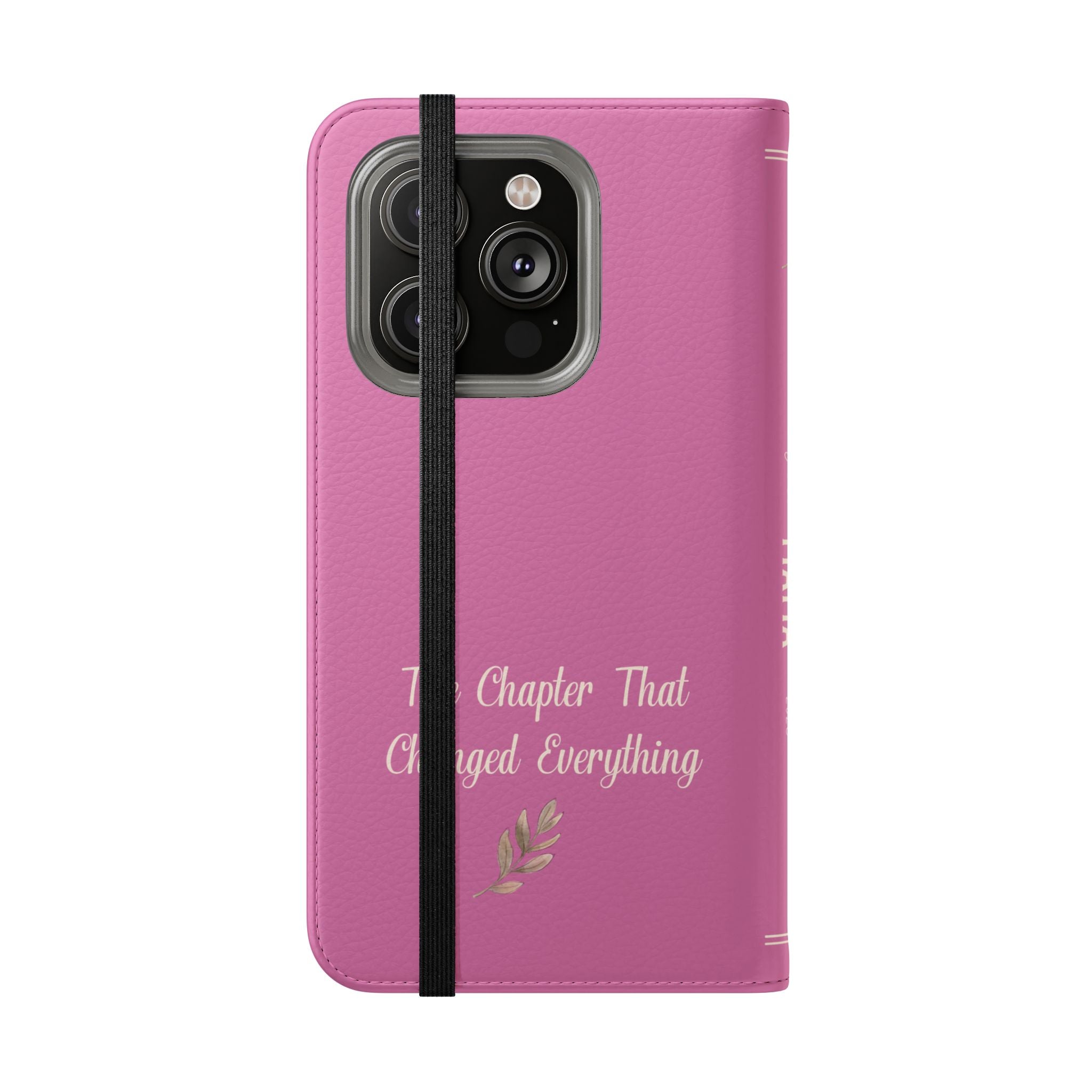Custom "First Chapter" Book Phone Case for New Moms