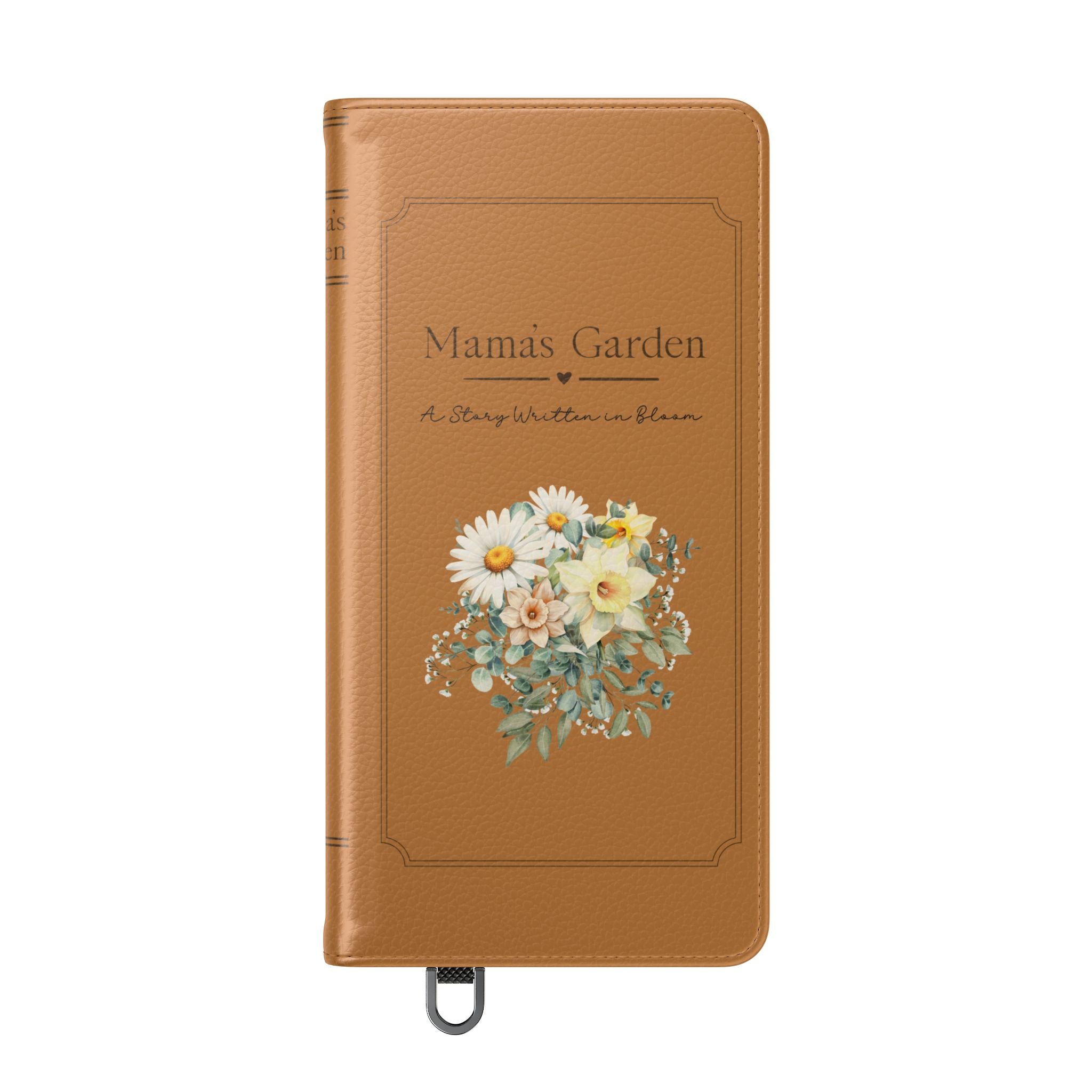 Custom "Mamas Garden" Birth Flower Book Phone Case