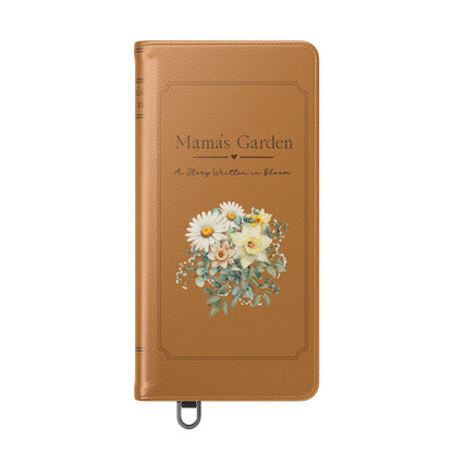 Custom "Mamas Garden" Birth Flower Book Phone Case