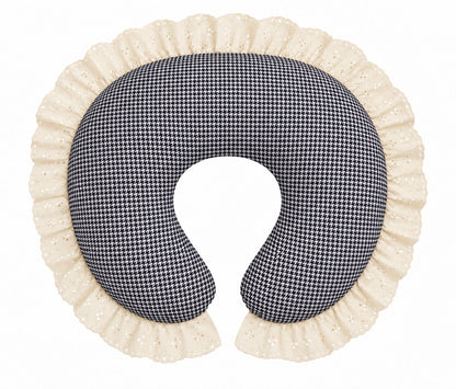 Ivory Eyelet Ruffle Original Nursing Pillow Cover