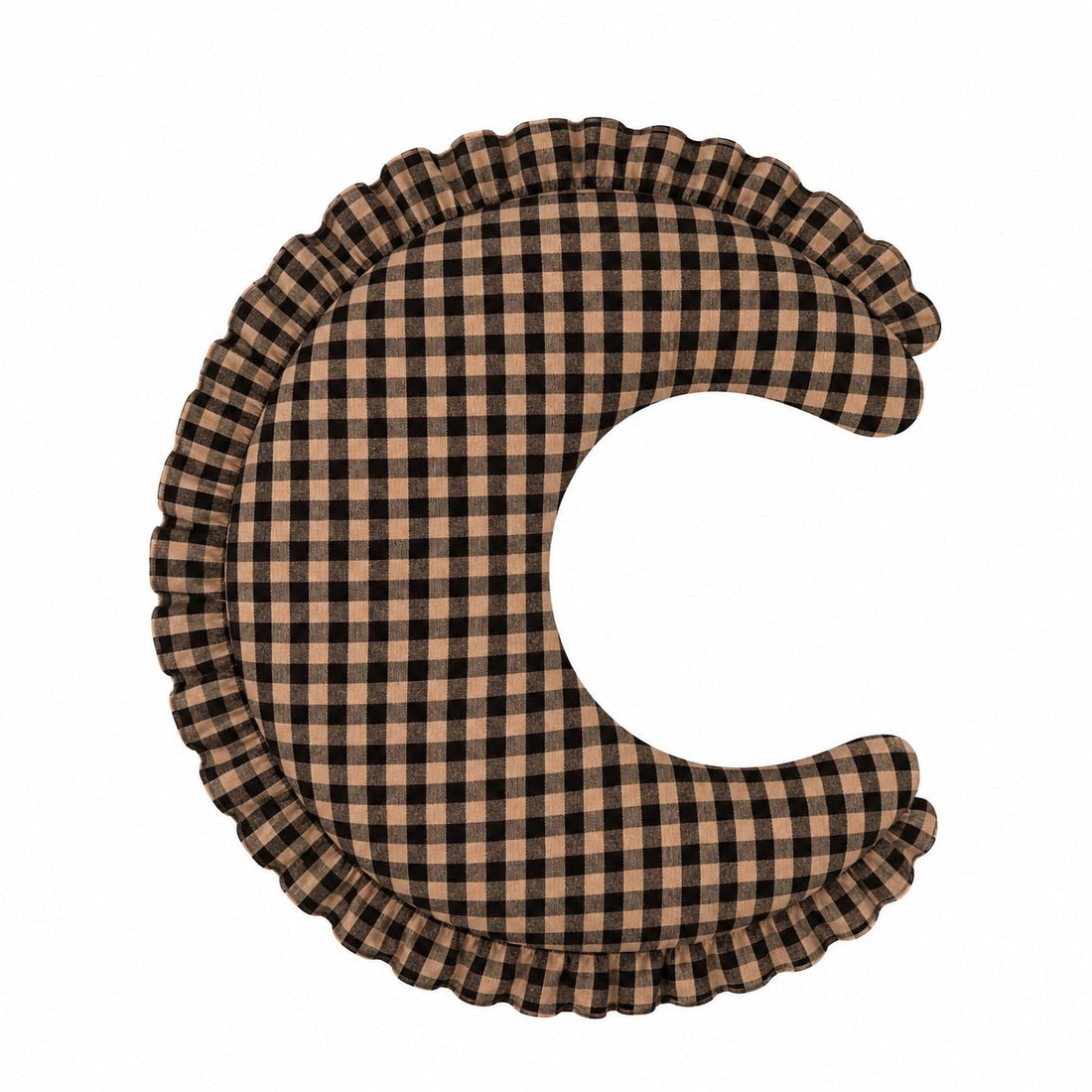 Gingham Feeding New Support Ruffle Nursing Pillow Cover
