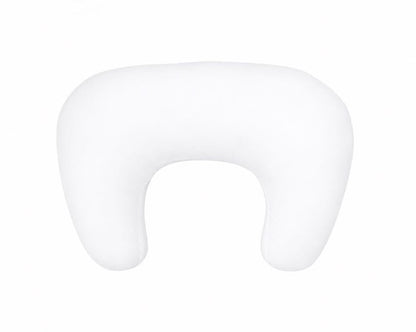 White Ruffle Nursing Pillow Cover