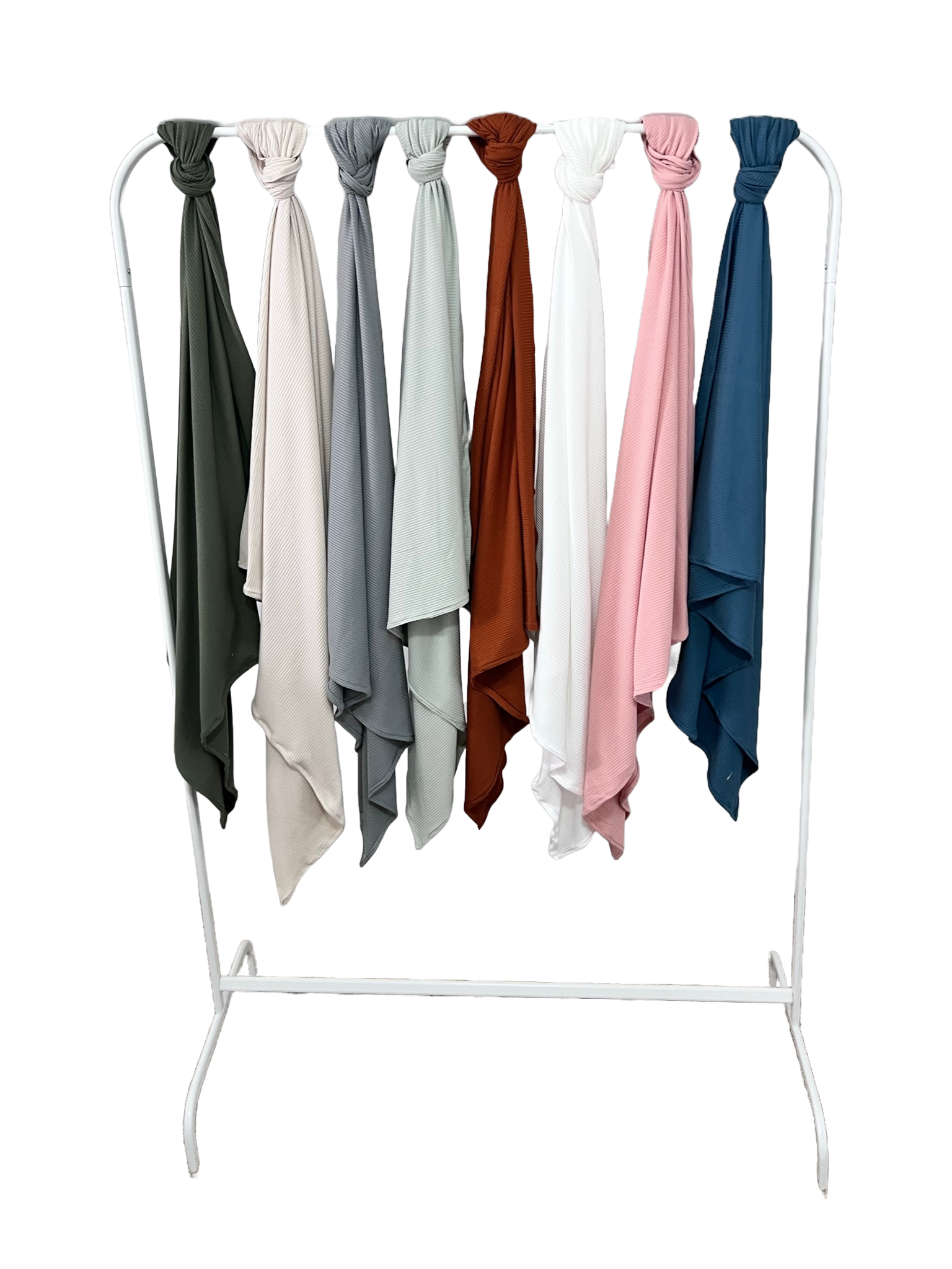 Peony Ribbed Stretch Swaddle