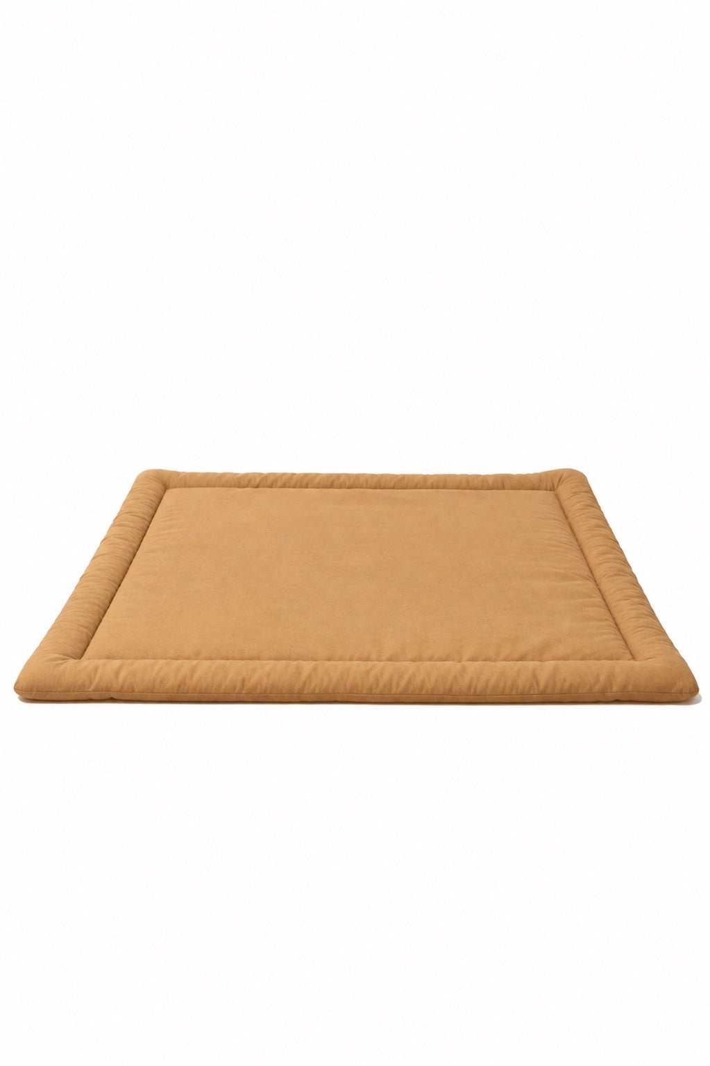 Brown Solid Padded Baby Play Mat