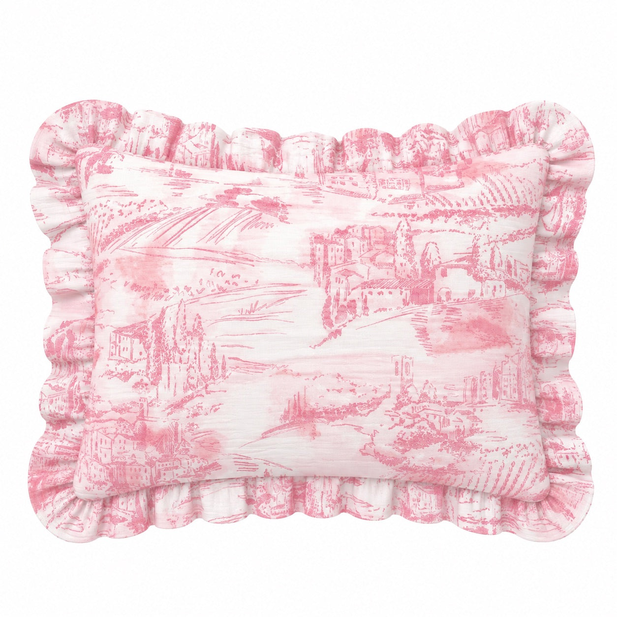 Standard Ruffle Pillow Case Cover