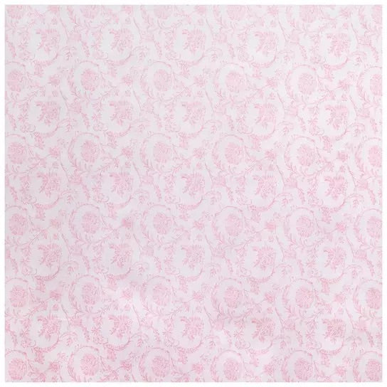 Pink Chinoiserie Ruffle Nursing Pillow Cover