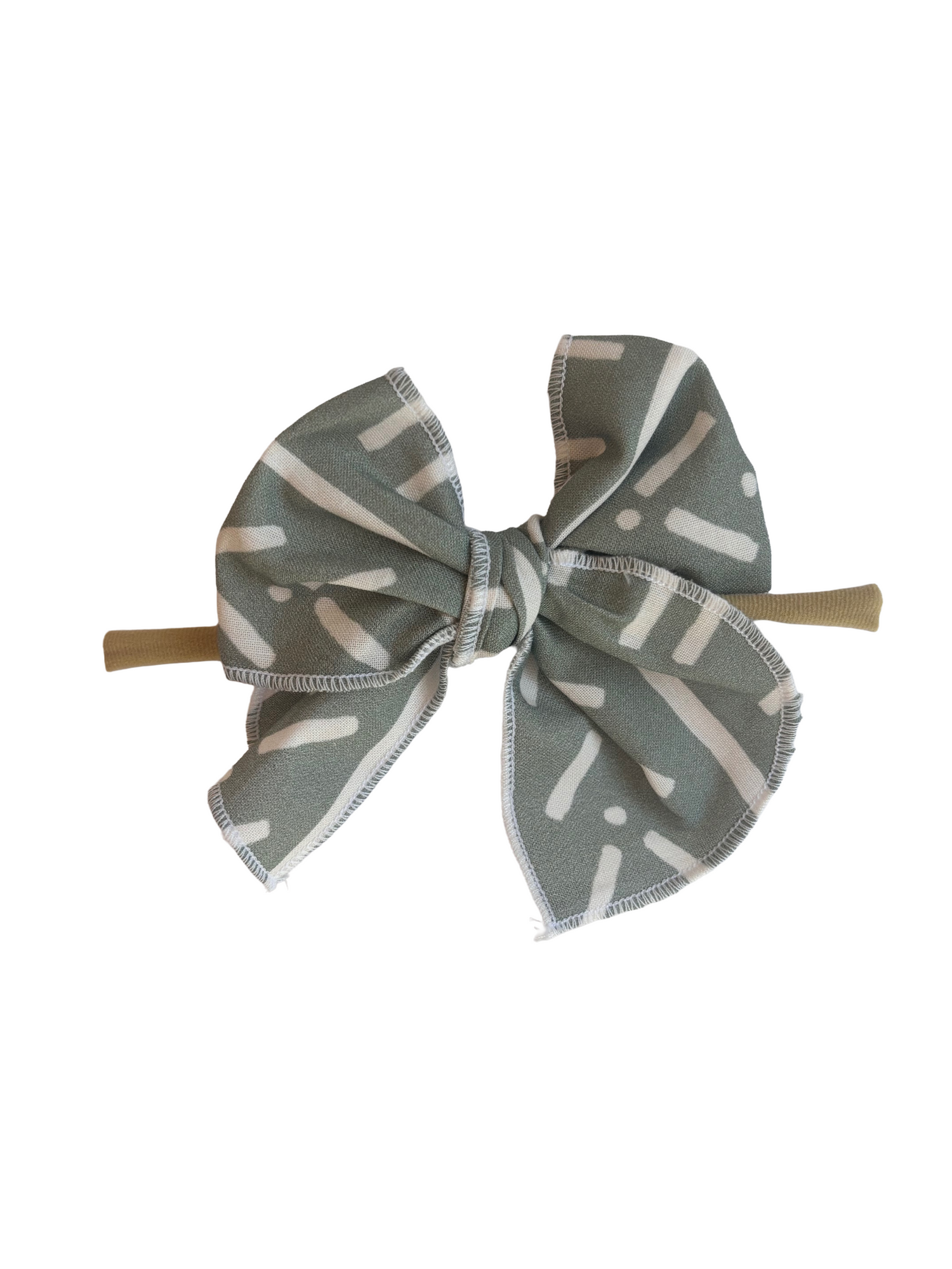 Sailor Bow Baby Girl Nylon Headband Bow Clips