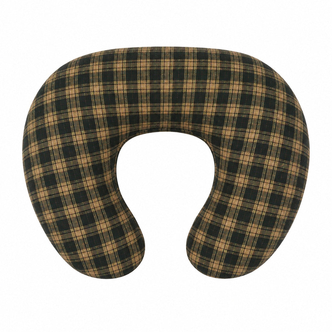 Green Plaid Ruffle Nursing Pillow Cover