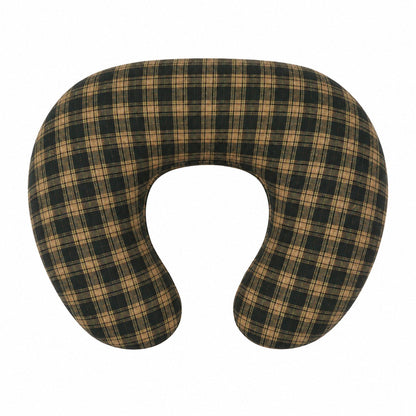 Green Plaid Ruffle Nursing Pillow Cover