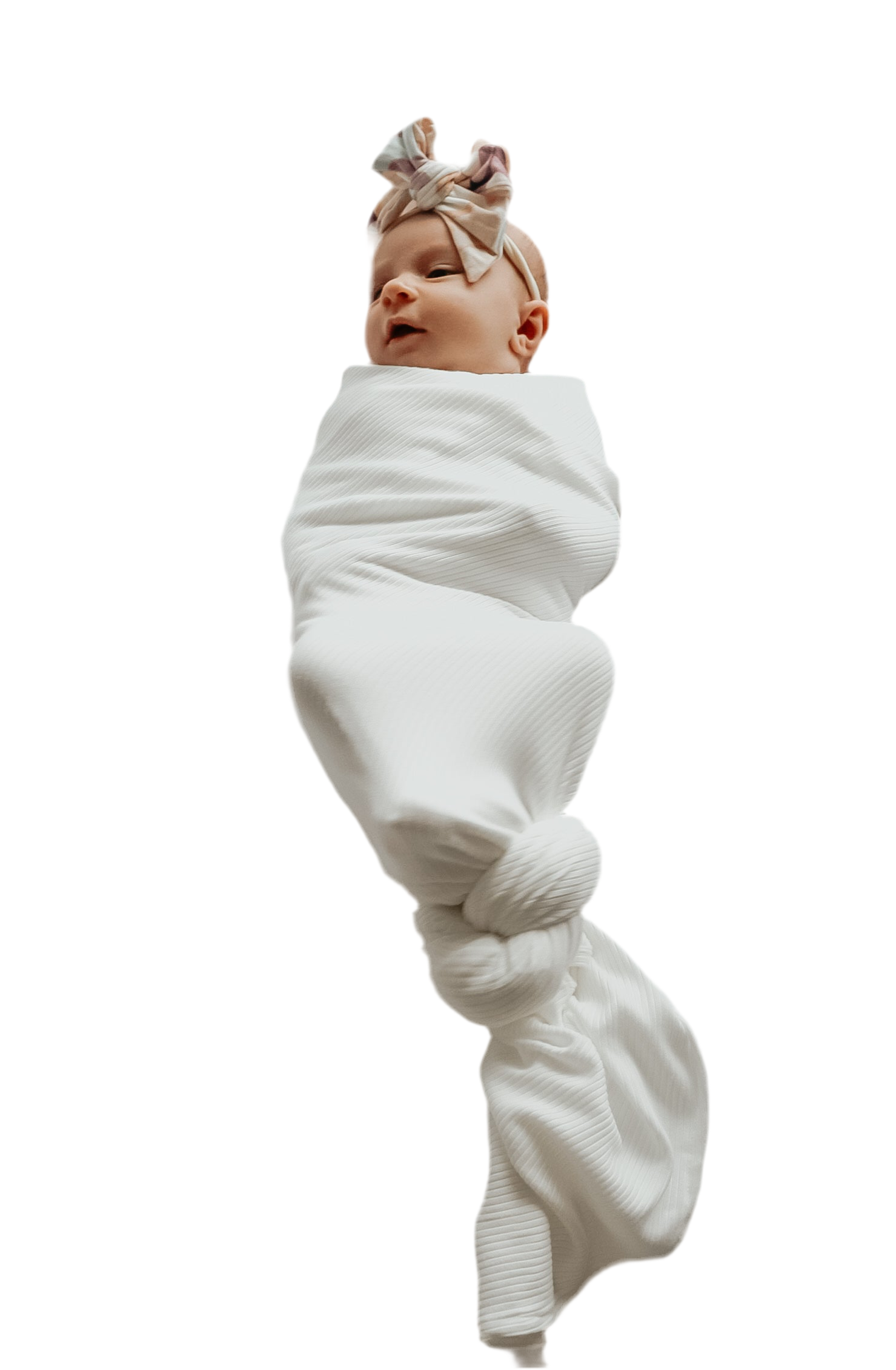 Dove Ribbed Stretch Swaddle