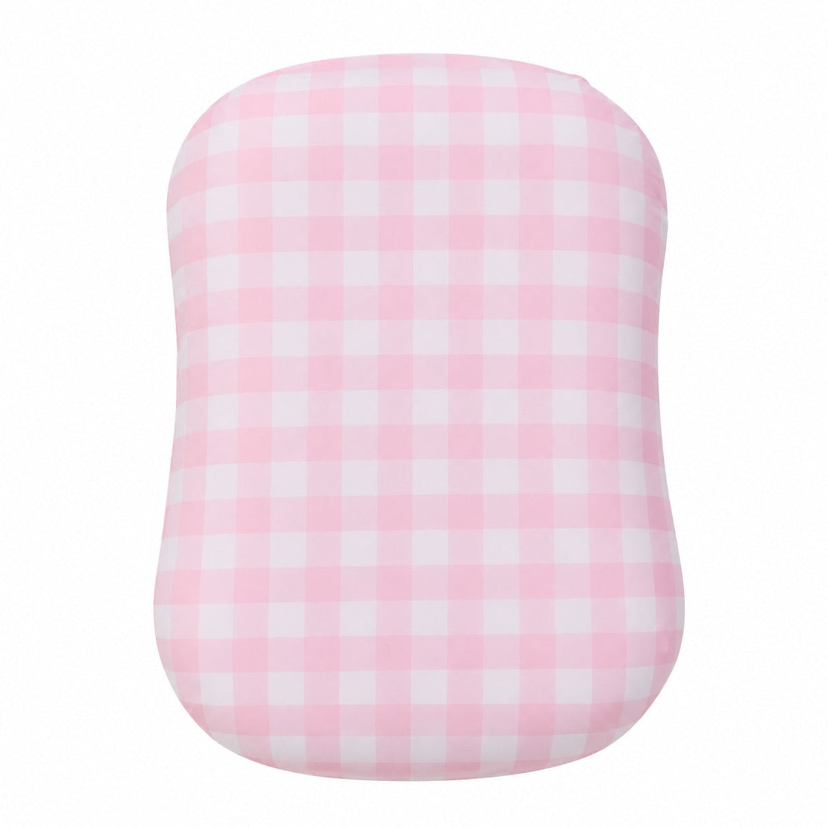 Light Pink Checkered Baby Lounger Cover