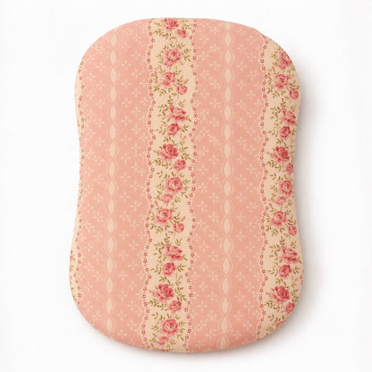 Pink Rose Ruffle Baby Lounger Cover