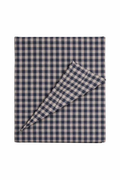 Blue Plaid Crib Quilted Blanket