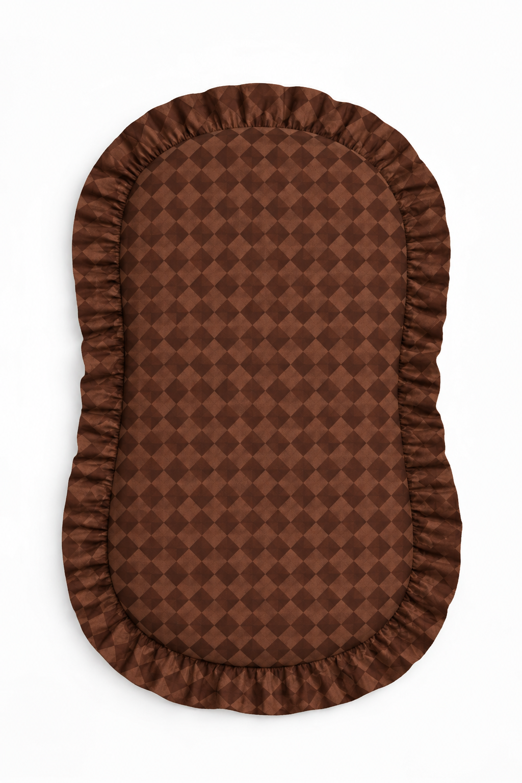 Brown Mocha Diamond Baby Lounger Cover
