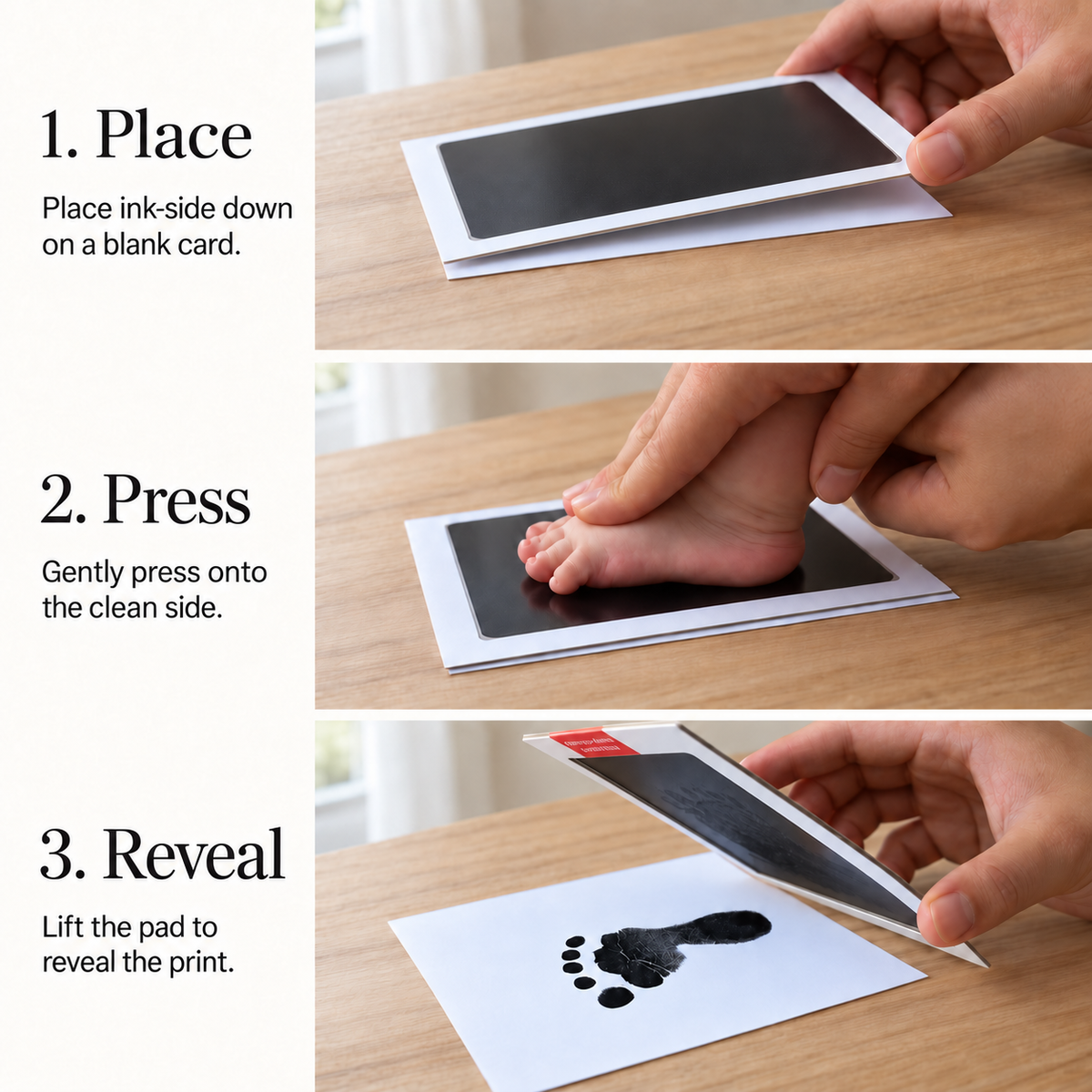 Mess-Free Baby Handprint &amp; Footprint Keepsake Kit