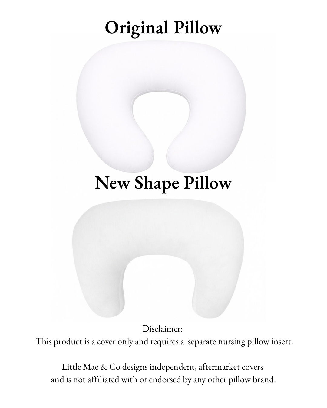 River Ribbed Nursing Pillow Cover