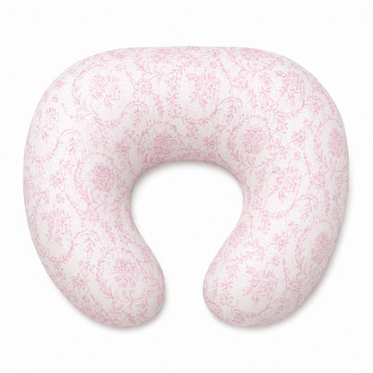 Pink Chinoiserie Ruffle Nursing Pillow Cover