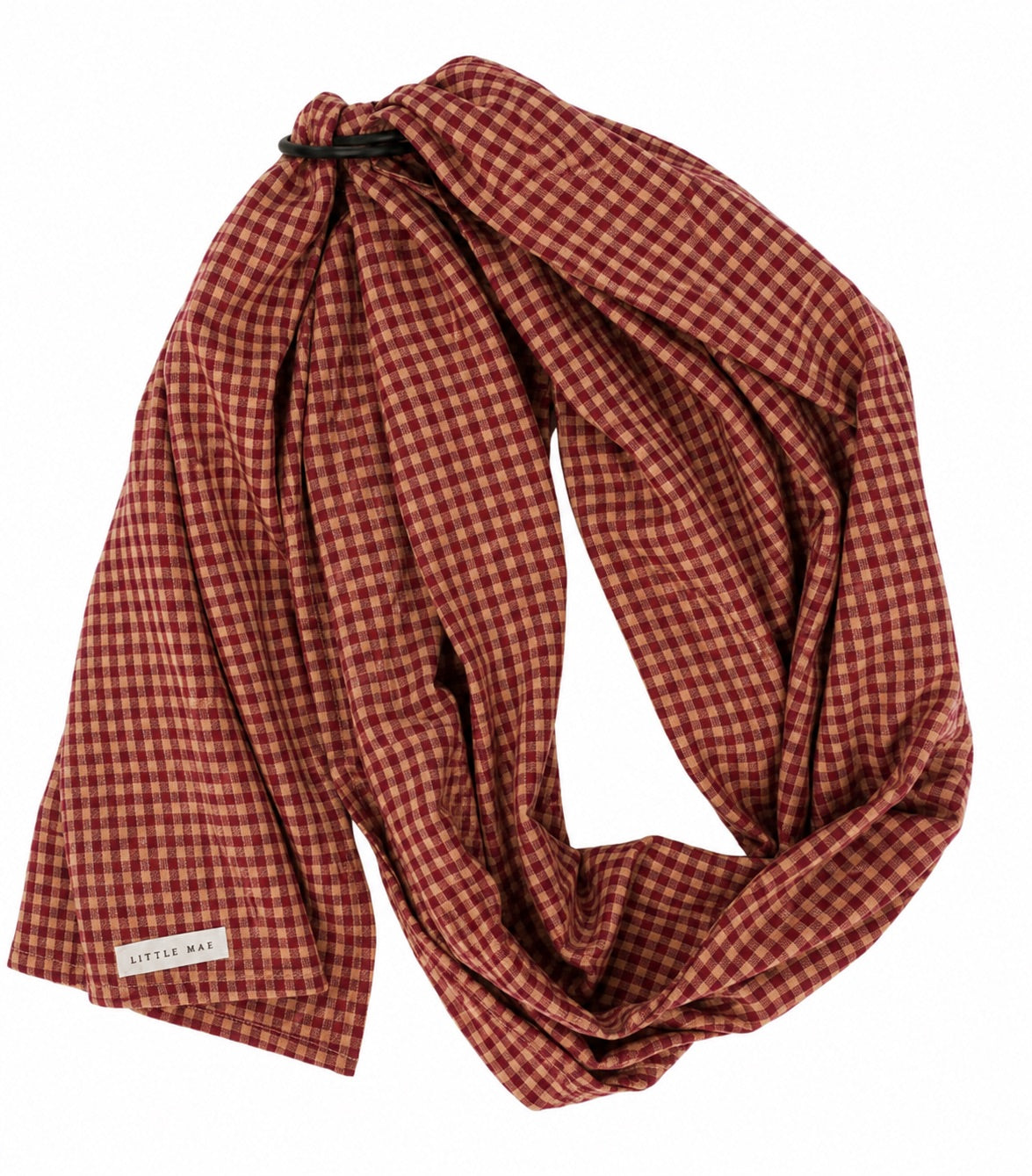 Red Beige Gingham Ring Sling Carrier